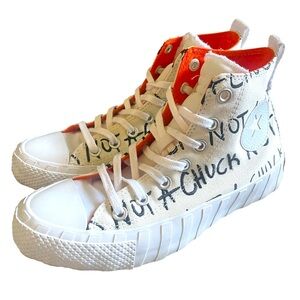 Not A CHUCK 70, CONVERSE Sneakers High Tops 'UNT1TL3D White